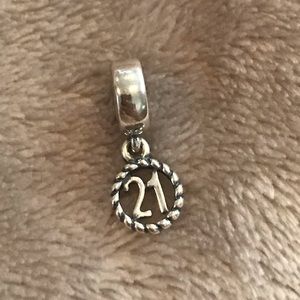 Pandora Jewelry - Authentic Pandora 21 Charm Pandora Jewelry - Authentic Pandora 21 Charm